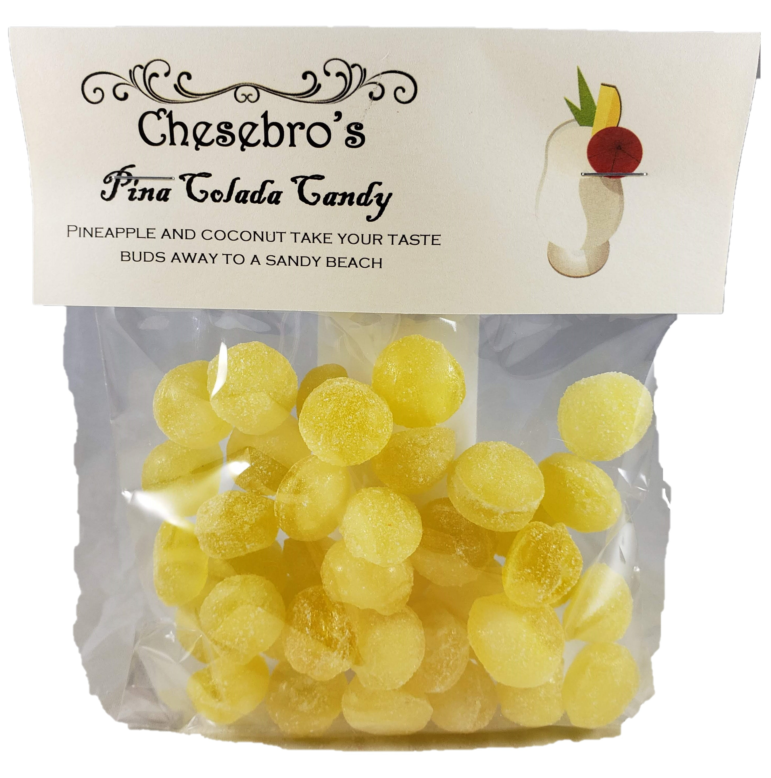 Pina Colada Hard Candy Drops 4.5 Ounces Etsy