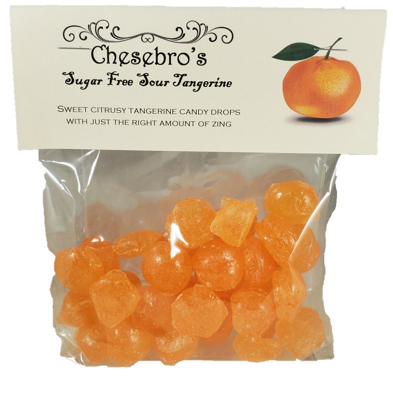 Xtreme Sour Sugar Free Sour Tangerine Hard Candy Drops 4.0 Etsy