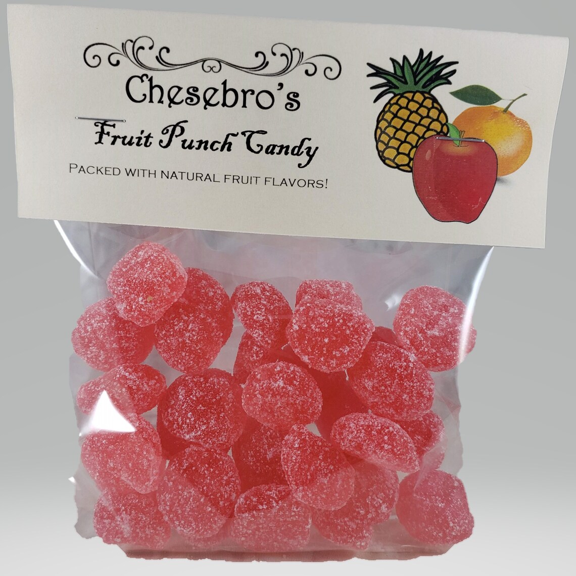 Fruit Punch Hard Candy Drops 4.5 Ounces Etsy