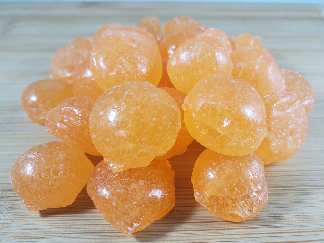 No.1332 TG CANDY 100g 3個 Sugar Free Sour Tangerine Hard Candy Drops 4.0 Ounces - Etsy