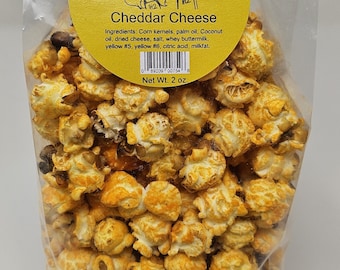 Palomitas de maíz con queso cheddar hechas al aire, 2 oz de palomitas de maíz