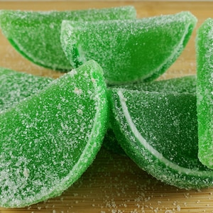 Lime Premium Fresh Jelly Fruit Slices 4 Ounces