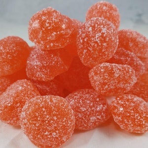 Sour Tangerine Hard Candy Drops 4.5 Ounces