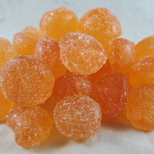 Sour Tangerine Hard Candy Drops 4.5 Ounces Etsy