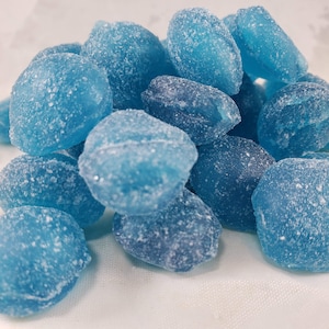 Blue Raspberry Hard Candy Drops 4.5 Ounces