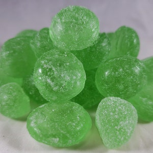Spearmint Hard Candy Drops 4.5 Ounces