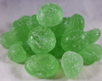 Spearmint Hard Candy Drops 4.5 Ounces