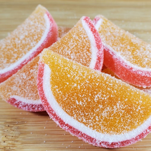 Lemon Premium Fresh Jelly Fruit Slices 4 Ounces Etsy