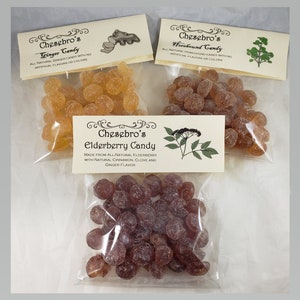 Elderberry Horehound Ginger Candy 3 PACK with FREE SHIPPING