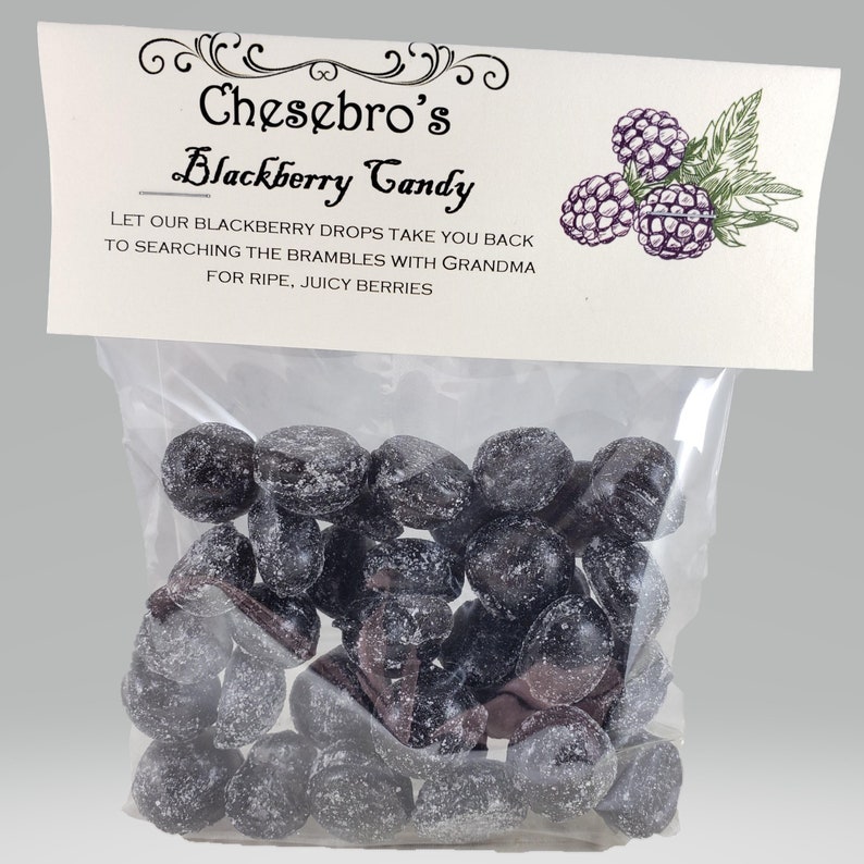 Blackberry Hard Candy Drops 4.5 Ounces image 2