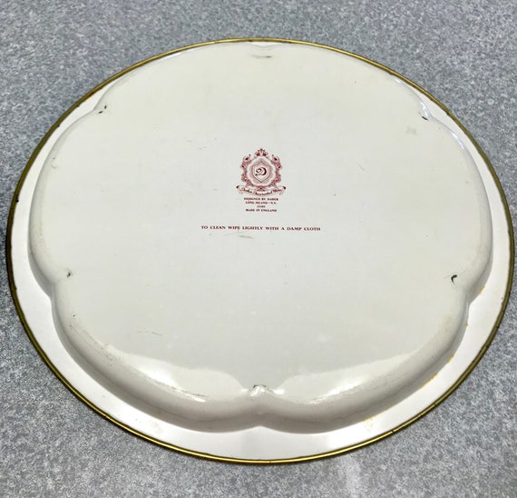 Vintage Daher Decorated Ware Flowered Metal Tray Etsy