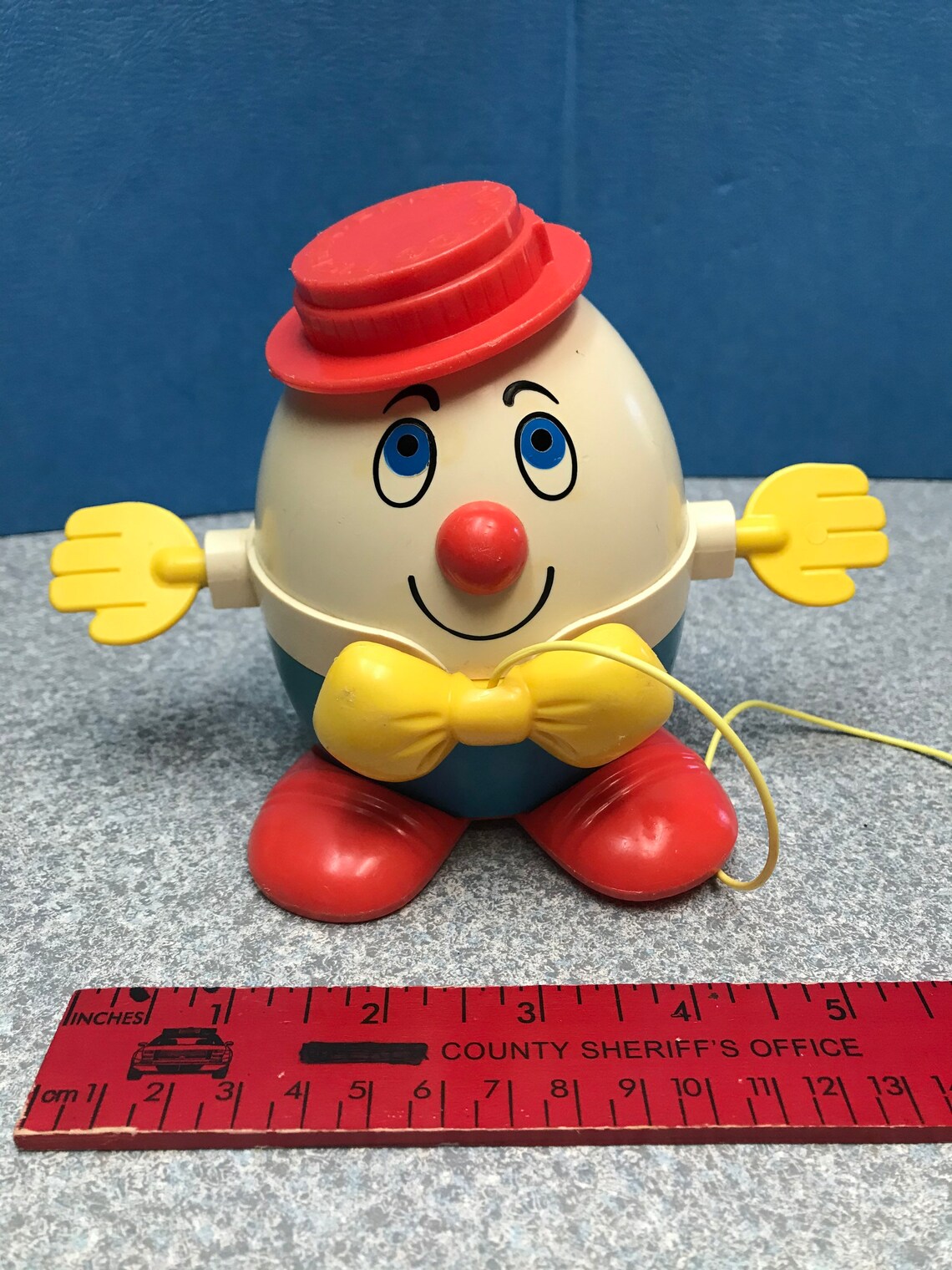 Vintage 1960s Fisher Price 736 Humpty Dumpty Pull Spinning Etsy