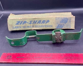 Vintage ZIP-SHARP Reel Push Lawnmower Blade Sharpener Patent 1941 Tool