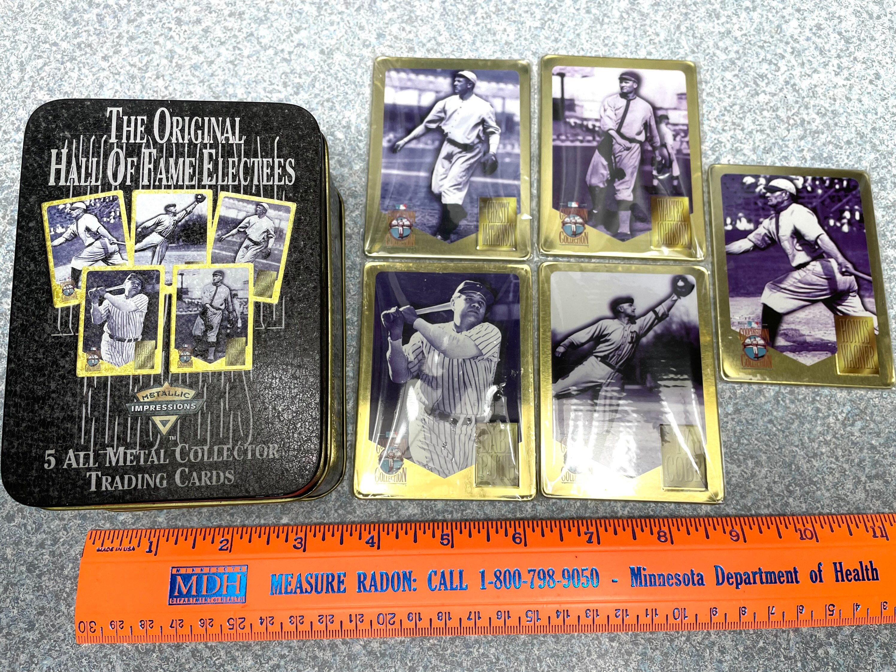 Metallic Impressions the Original Hall of Fame Inductees Etsy