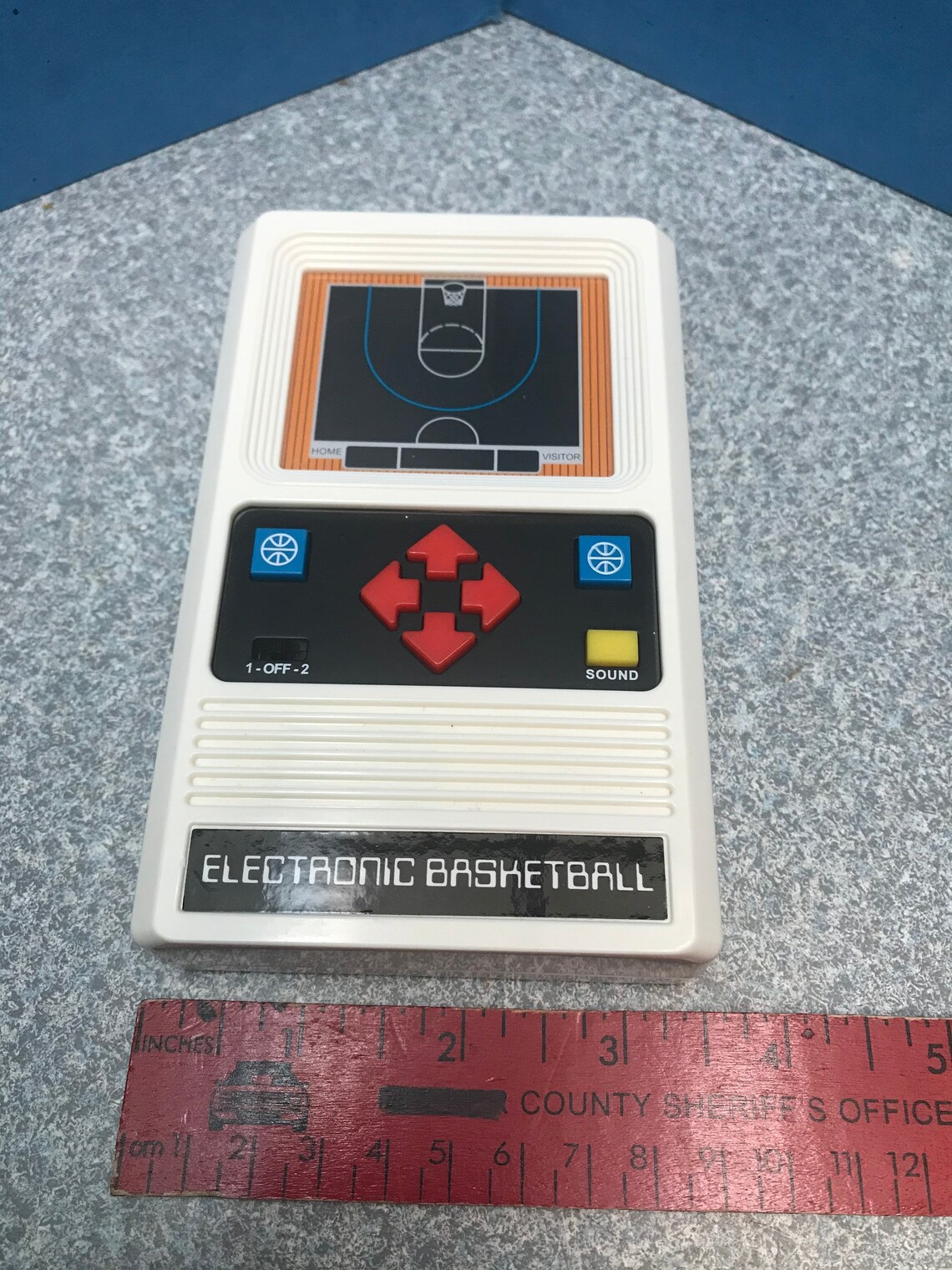 Electronic Basketball Handheld Video Game Mattel Vintage Etsy
