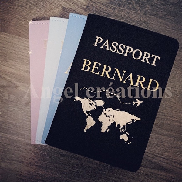 Étui passeport personnalisable