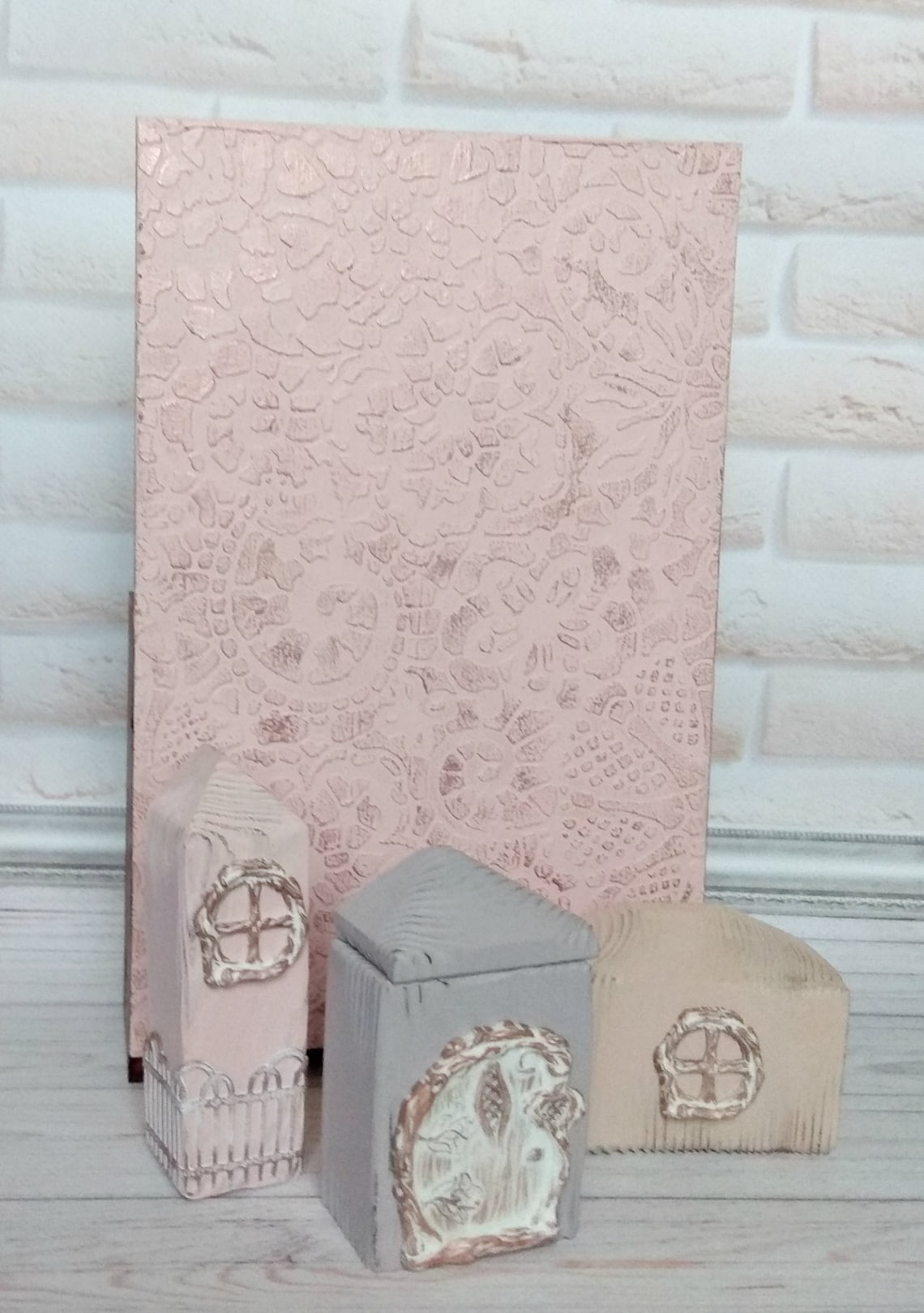 Holz ewigen Kalender erröten blass rosa Baby Mädchen Wald | Etsy