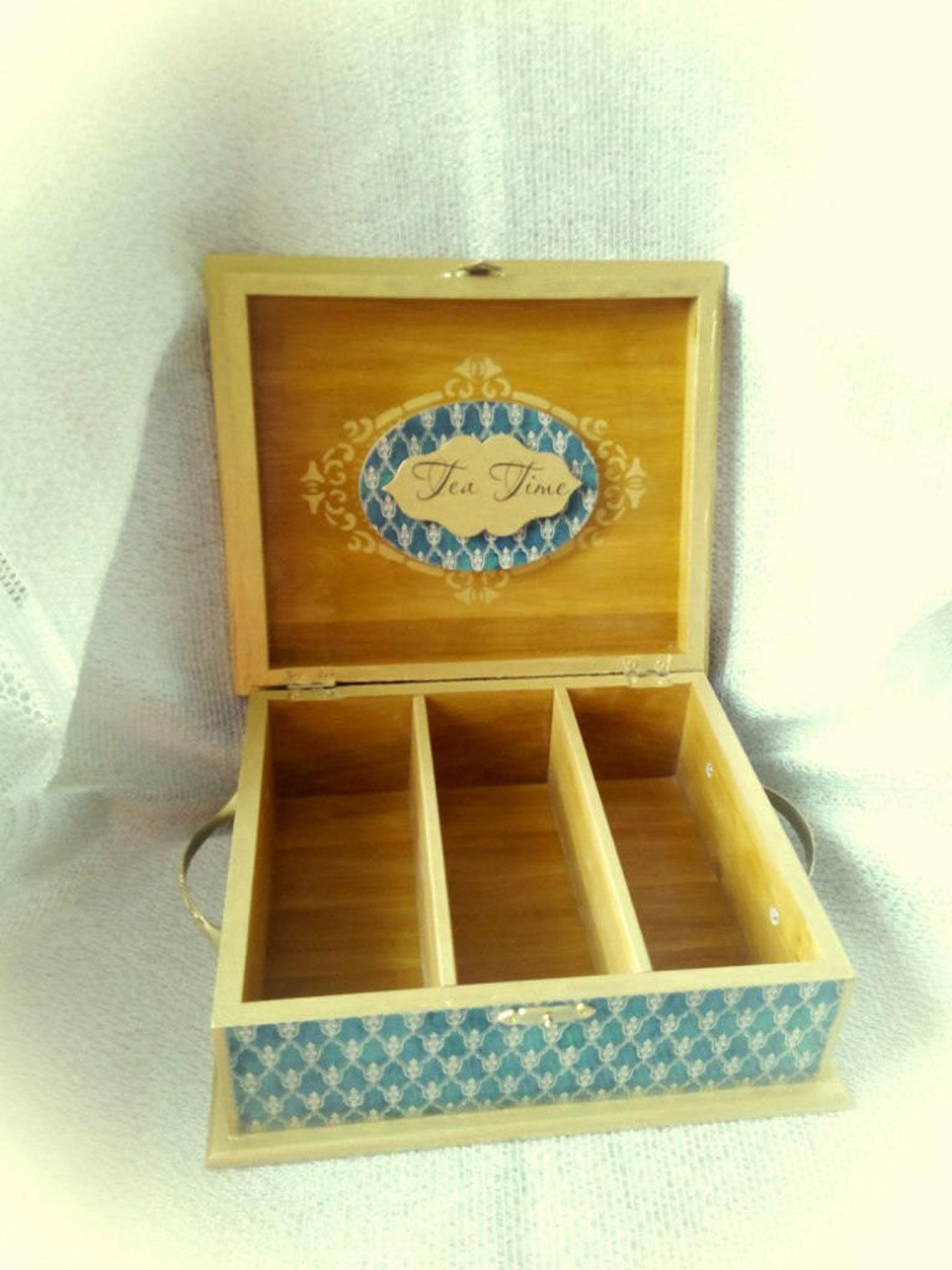 Tea Box Wooden Tea Box Tea Storage Tea Bag Box Tea Bag Storage Etsy