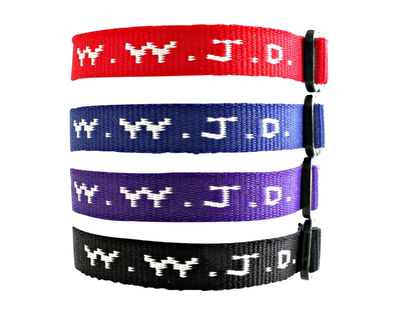 12 Pack WWJD Bracelet Religious Bracelet What Would Jesus Do Etsy