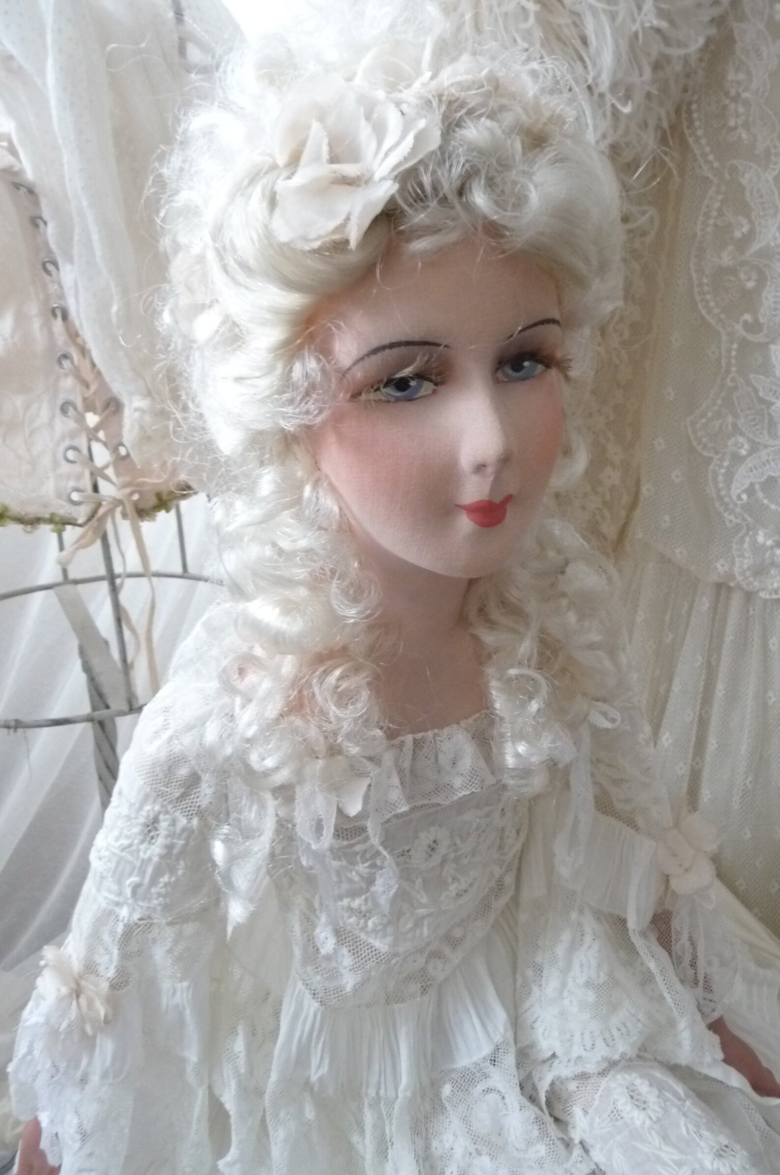 antique boudoir doll
