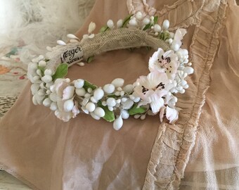 Wax Flower Headpiece | Etsy Wax Flower Headpiece | Etsy