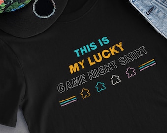 C'est ma chemise de nuit de jeu chanceux (fr) Tablede de jeu de société T-shirt Unisex à manches courtes