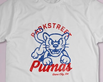 vintage Parkstreet Pumas - T-shirt rétro des anciens de Grove City, OH | T-shirt premium à manches courtes en mélange triangulaire