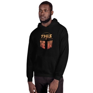 This Is The Way |  Inspired by Mando and the Green Baby - Gradient Helmet Hoodie