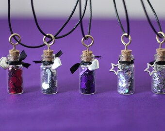 Sequin Jar Necklaces