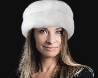 White Faux Fur Headband