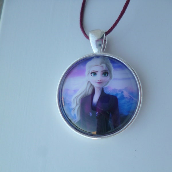 collier argent cabochon reines des neiges 2, 25mm prix mini