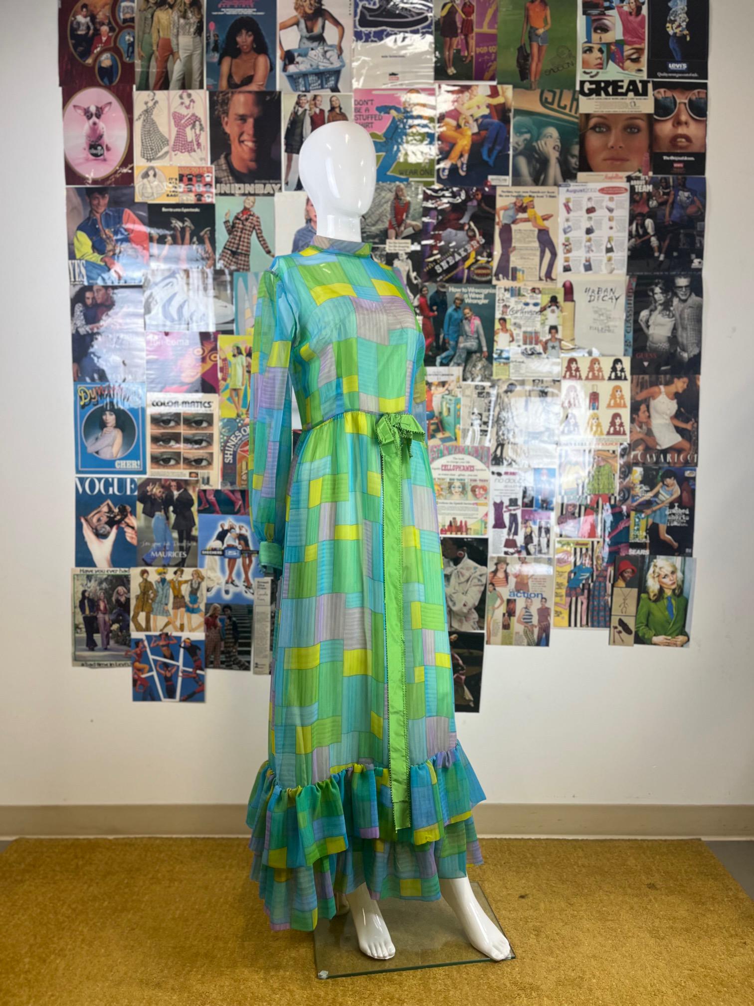 green dress louise tie dye slip dress in green fairy haze main image 0