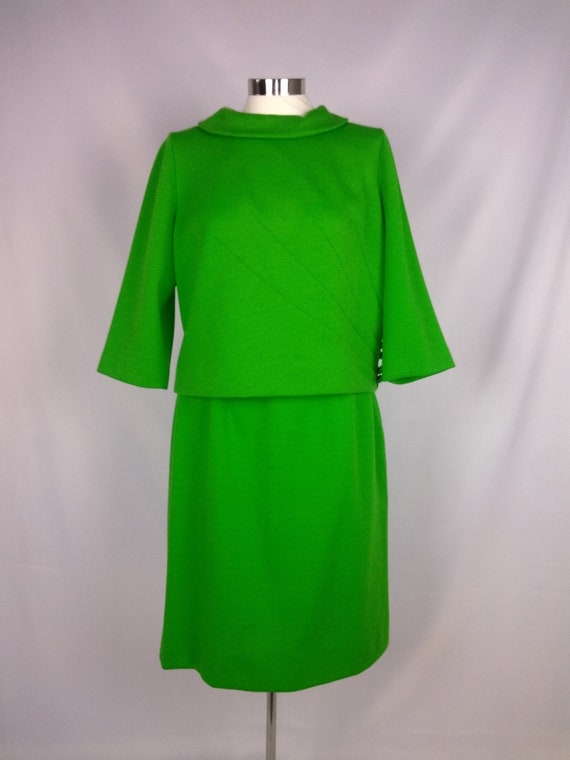 1960s TWO PIECE "Knit Originals by Leslie Pomer" K