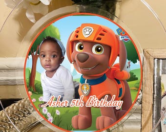Personalized Paw Patrol Birthday Plates | Custom Party Decor