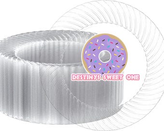 Custom Donut Theme Image Party Plate| Candy Party|Happy Birthday| 10 or 7 in size| Celebration|Disposables Plates|Fast Shipping