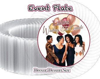 Custom Waiting.... Party Plate | Exhale Theme