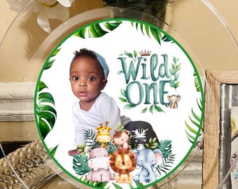 Custom Wild One Birthday Plastic Plate| Personalized Kids Party|Perfect Tableware for Little Adventures|Disposables Plates