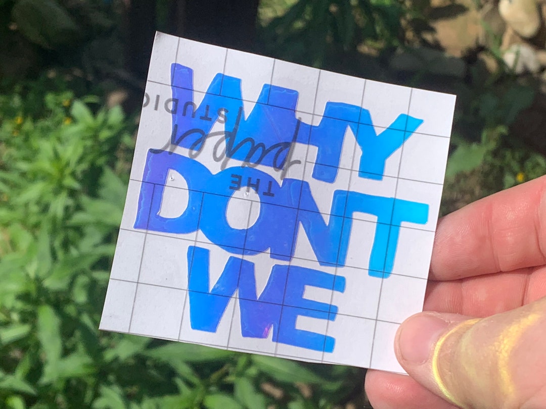 Why Don’t We Decal Sticker - Etsy