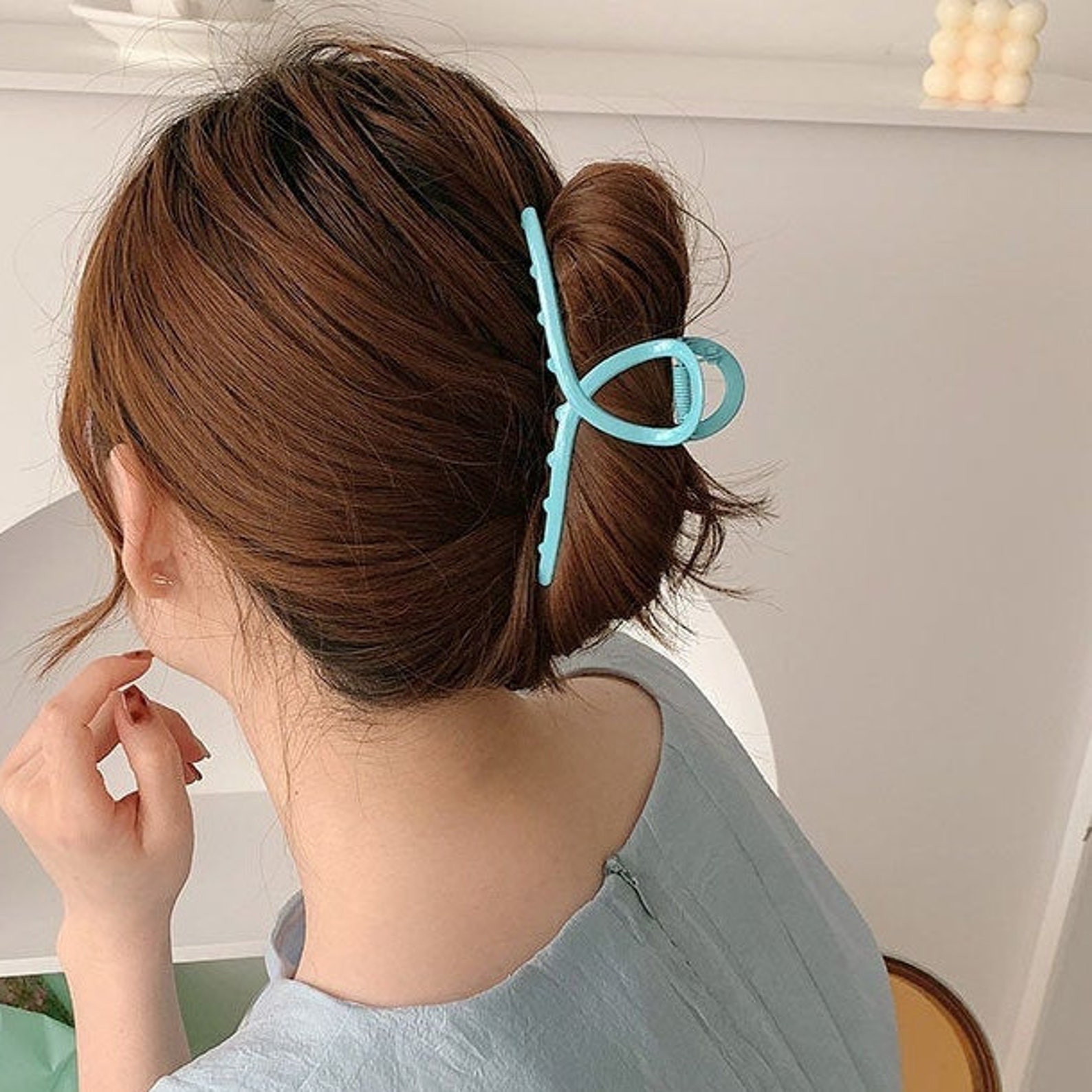Neon Hair Claw ClipMetal Hair Claw Clips For Thick HairHUGE Etsy