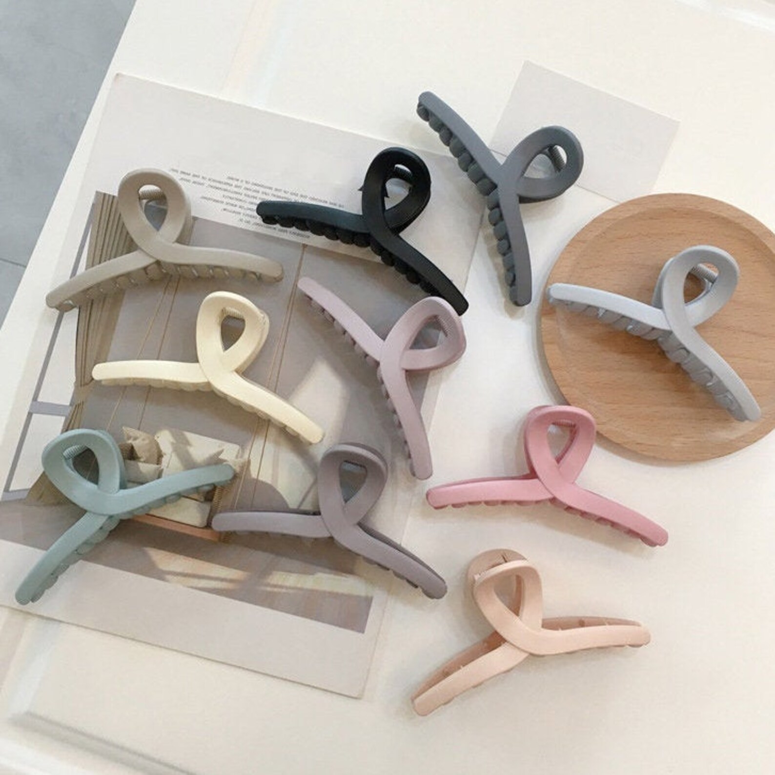 12 CM Matte hair clawsbig hair claw for thick hairx large Etsy