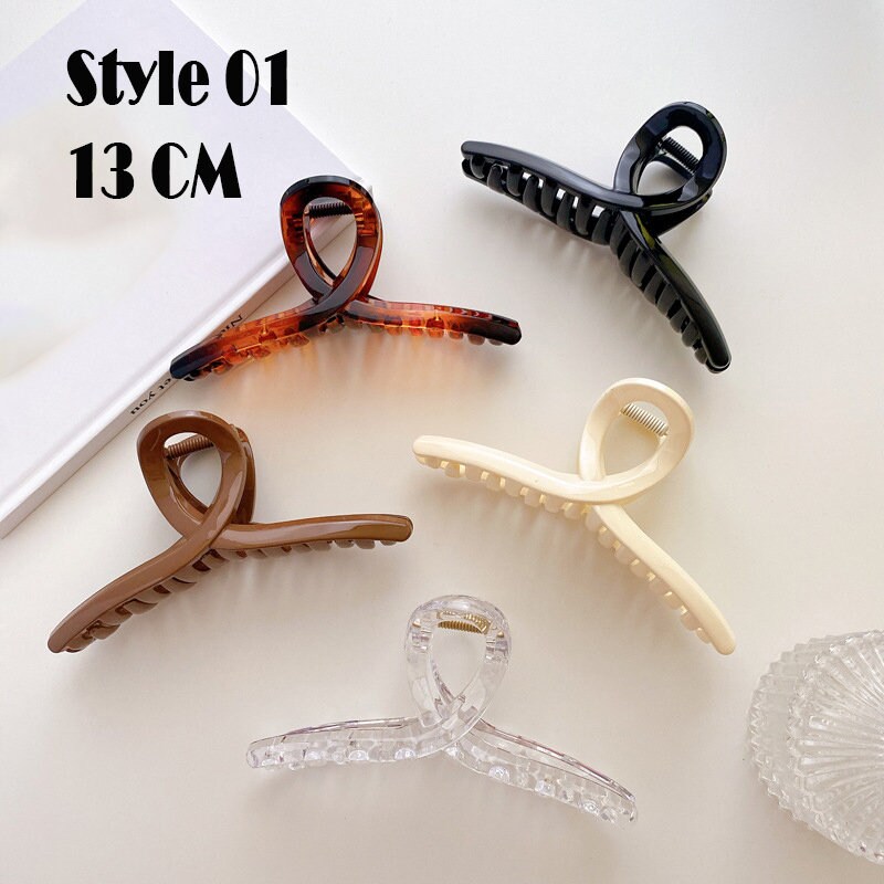 Matte hair clawsbig hair claw for thick hairx large french Etsy