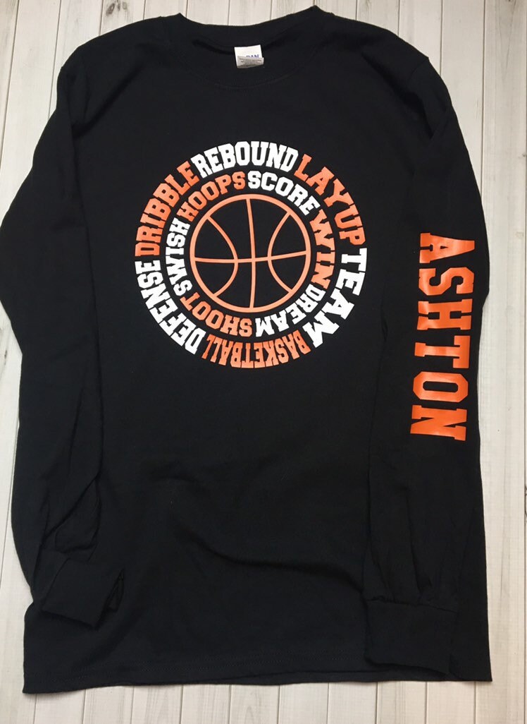 Personalized Basketball Tee Etsy