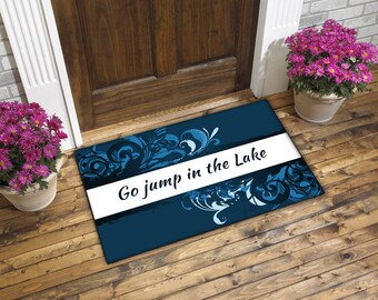 Go Jump Doormat Etsy