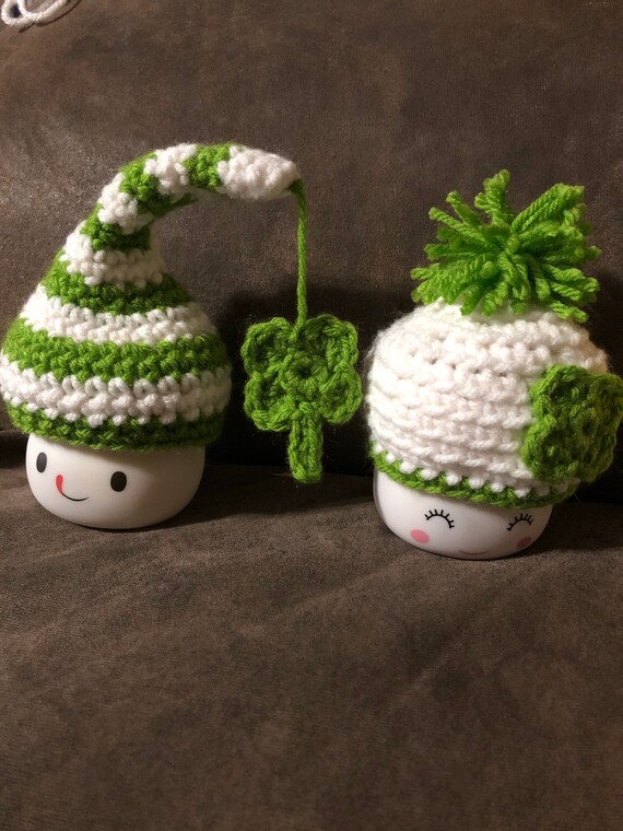 One Pair of Marshmallow Cup Hats St Patricks Day Etsy