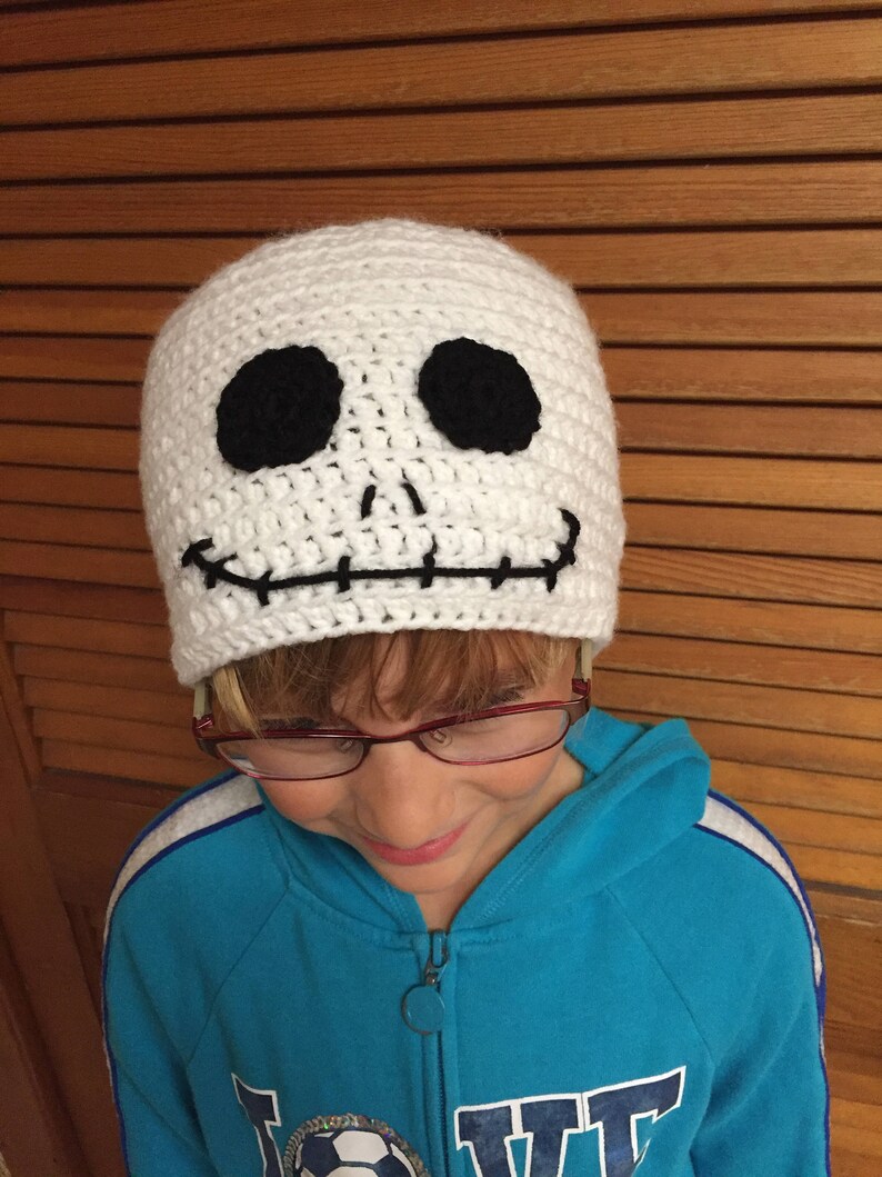 Jack Skellington Crochet Hat Etsy