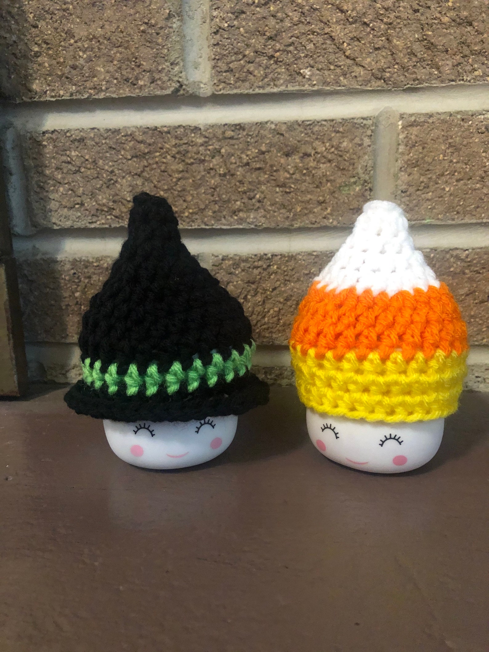 One Pair of Marshmallow Cup Hats Halloween and Fall themed Etsy