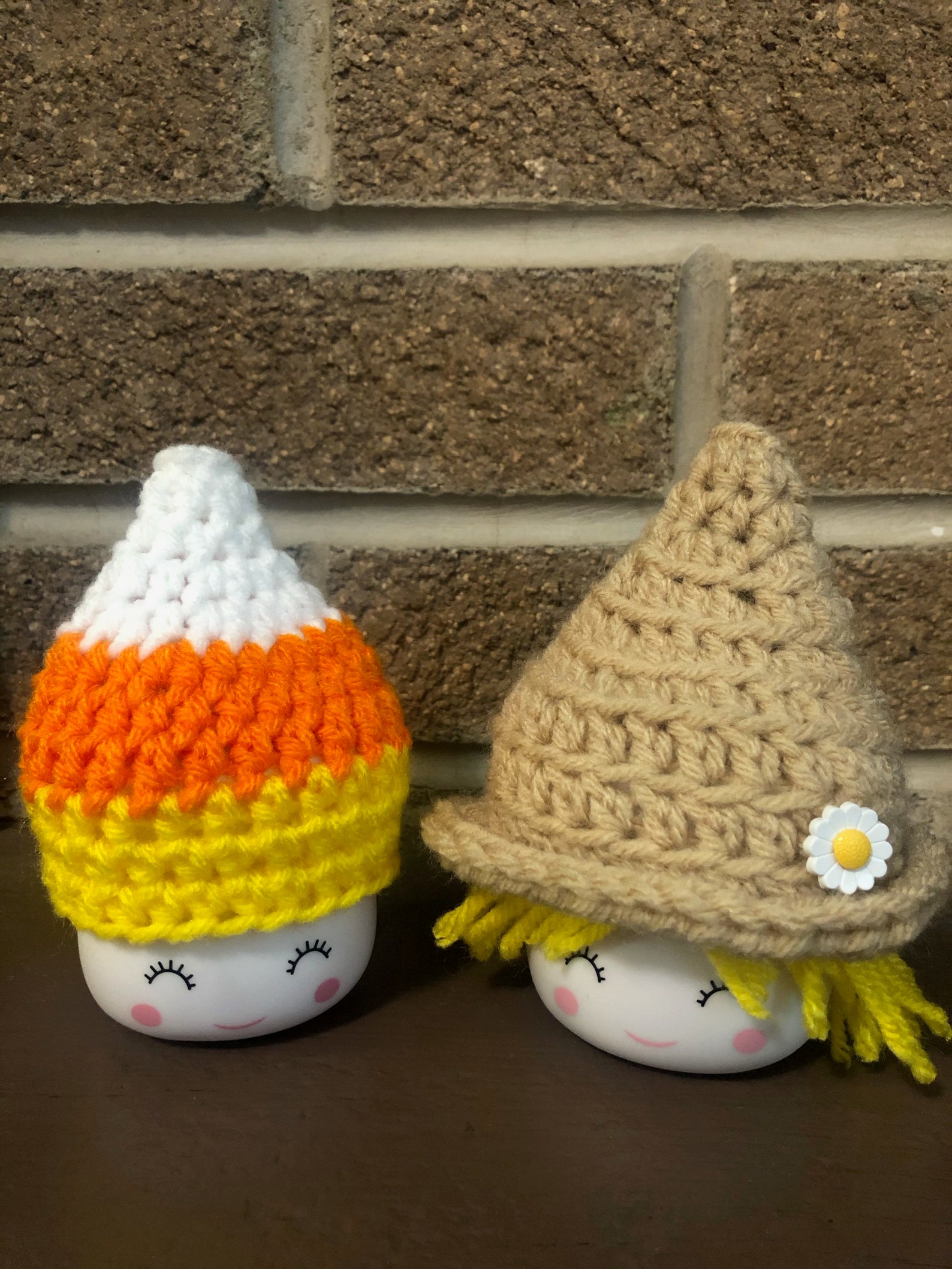 One Pair of Marshmallow Cup Hats Halloween and Fall Themed Etsy