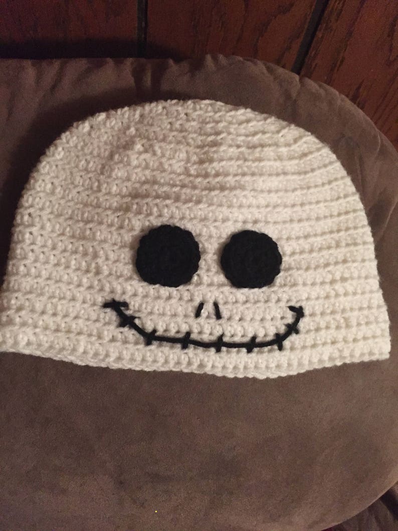 Jack Skellington Crochet Hat image 5