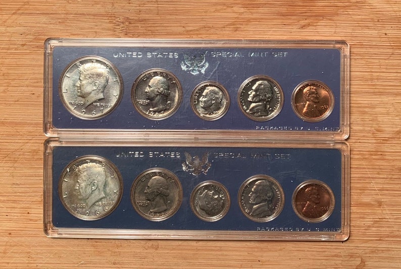 Kennedy SMS Proof set Lot 1966 /&1967