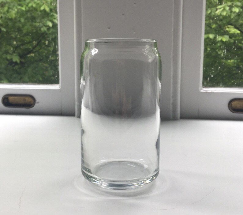 12 Stunning Glass Tumbler Beer Can Tumbler 16 oz Drinking Etsy